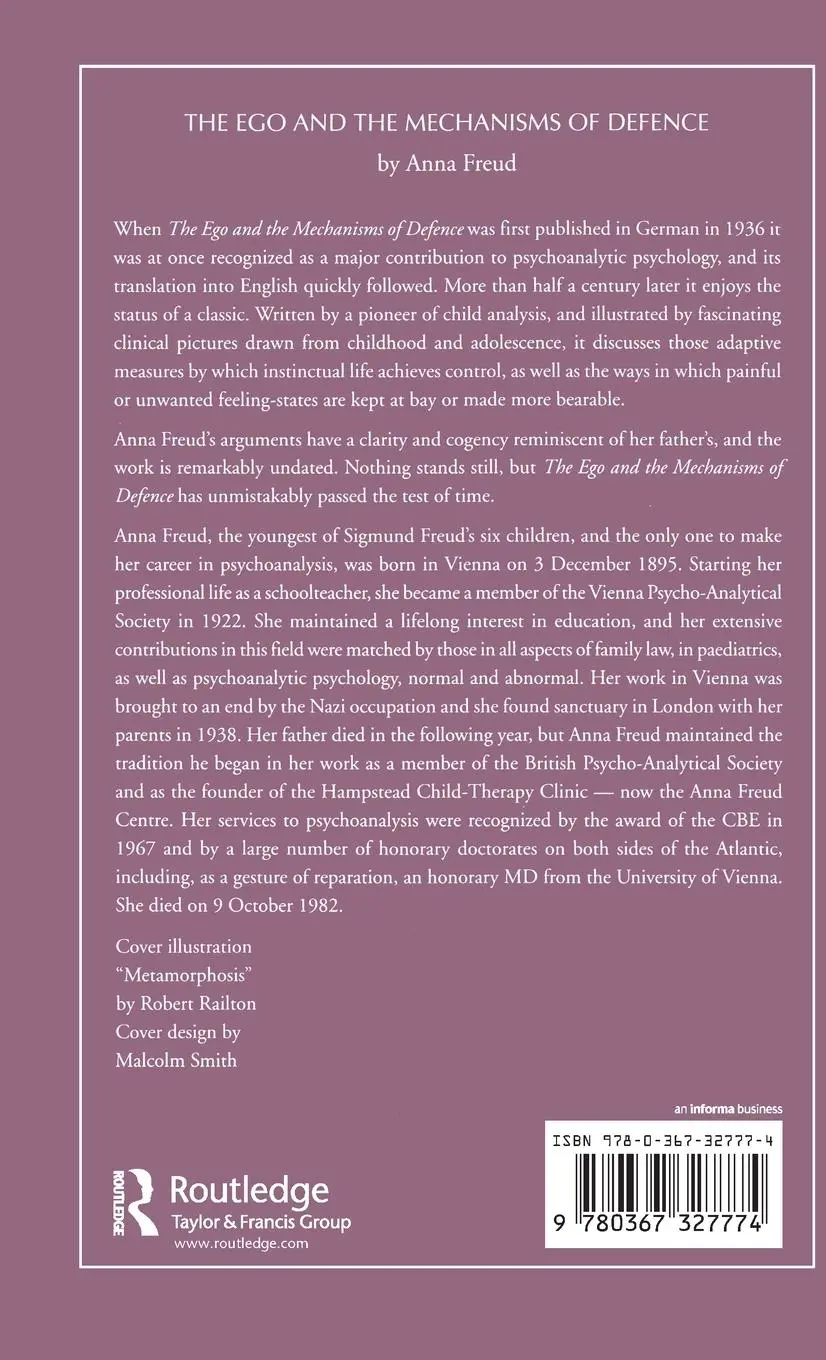 Rückseite: 9780367327774 | The Ego and the Mechanisms of Defence | Anna Freud (u. a.) | Buch
