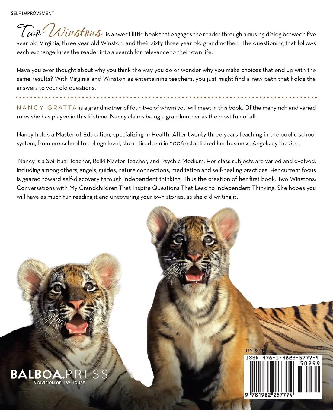 Rückseite: 9781982257774 | Two Winstons | Nancy Gratta | Taschenbuch | Kartoniert / Broschiert