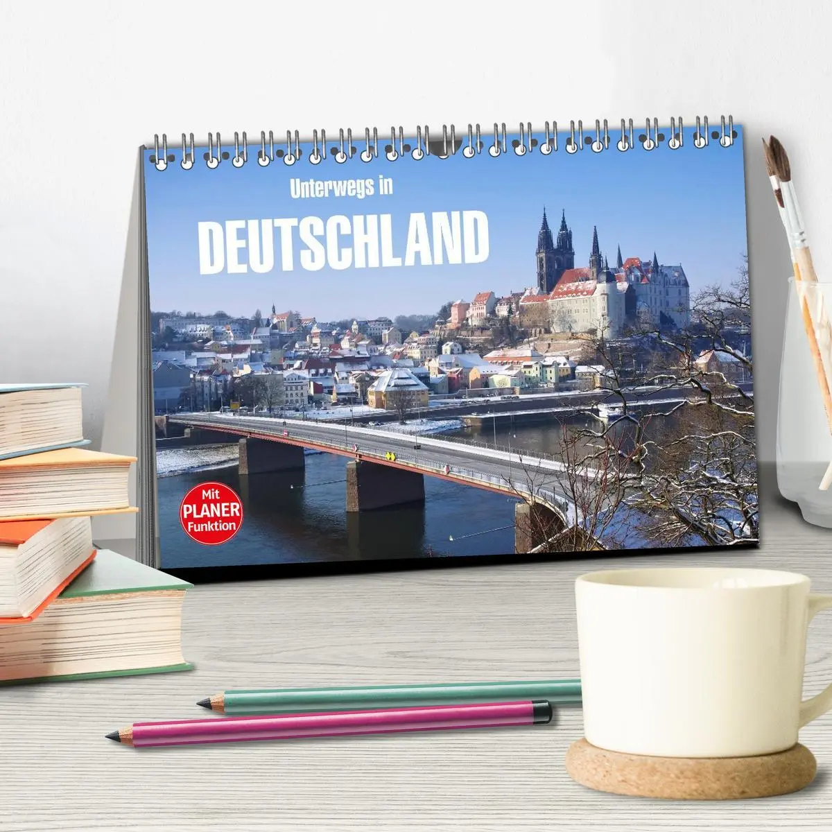 Bild: 9783457977774 | Unterwegs in Deutschland (Tischkalender 2026 DIN A5 quer), CALVENDO...