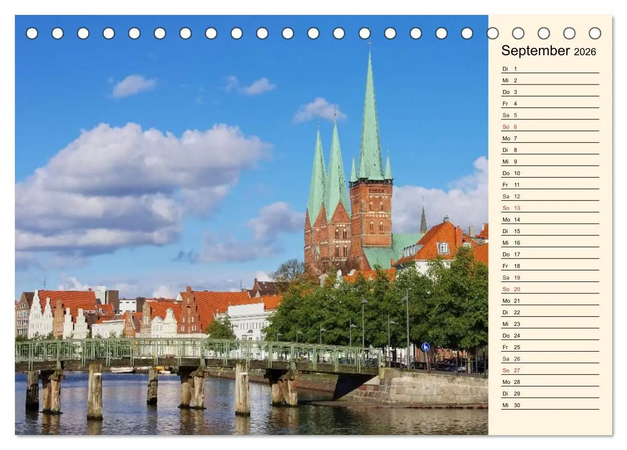Bild: 9783457977774 | Unterwegs in Deutschland (Tischkalender 2026 DIN A5 quer), CALVENDO...