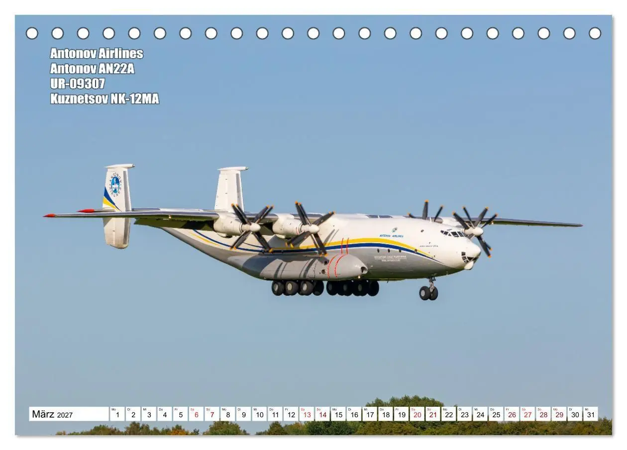 Bild: 9783569537774 | Flugzeuge Hamburg 2027 (Tischkalender 2027 DIN A5 quer), CALVENDO...