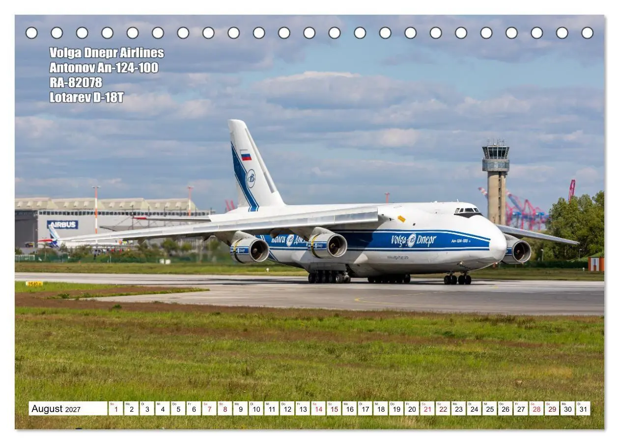 Bild: 9783569537774 | Flugzeuge Hamburg 2027 (Tischkalender 2027 DIN A5 quer), CALVENDO...