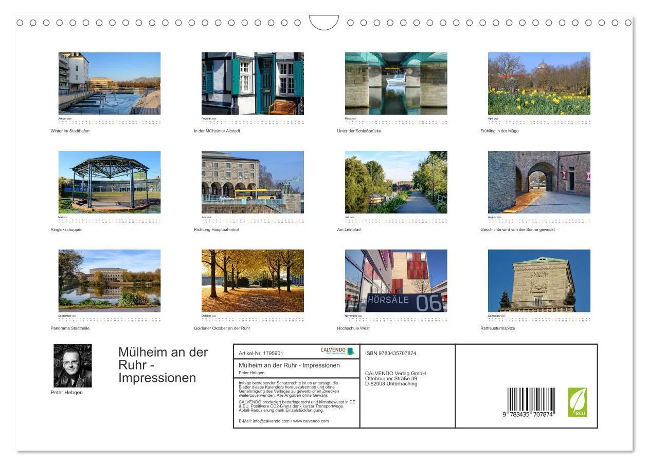 Bild: 9783435707874 | Mülheim an der Ruhr - Impressionen (Wandkalender 2025 DIN A3 quer),...