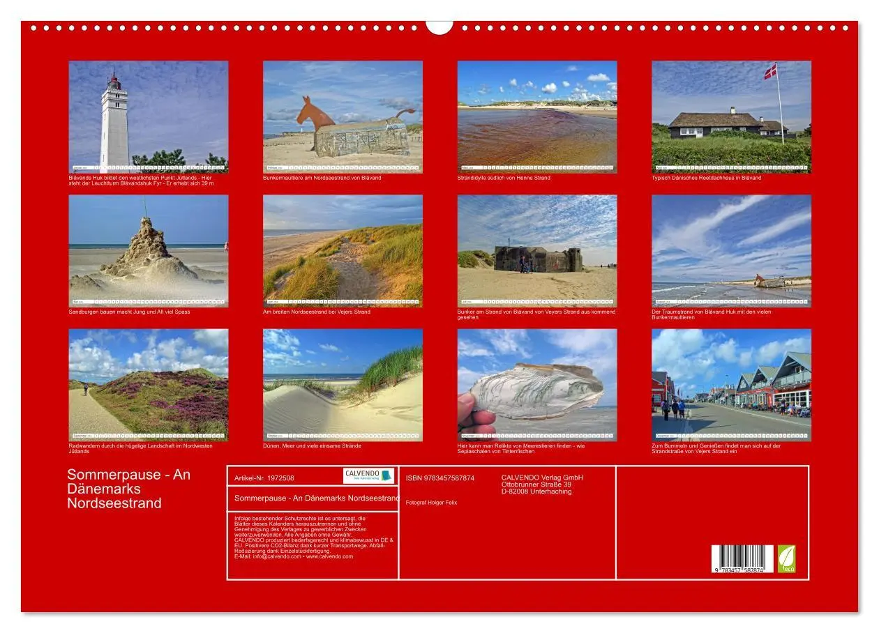 Bild: 9783457587874 | Sommerpause - An Dänemarks Nordseestrand (Wandkalender 2026 DIN A2...