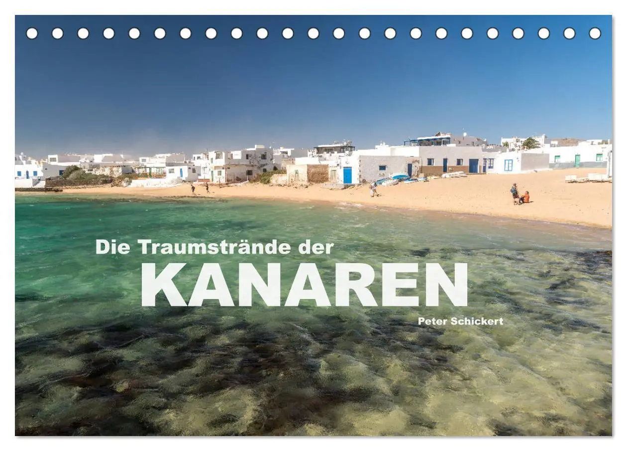 Cover: 9783457727874 | Die Traumstrände der Kanaren. (Tischkalender 2026 DIN A5 quer),...