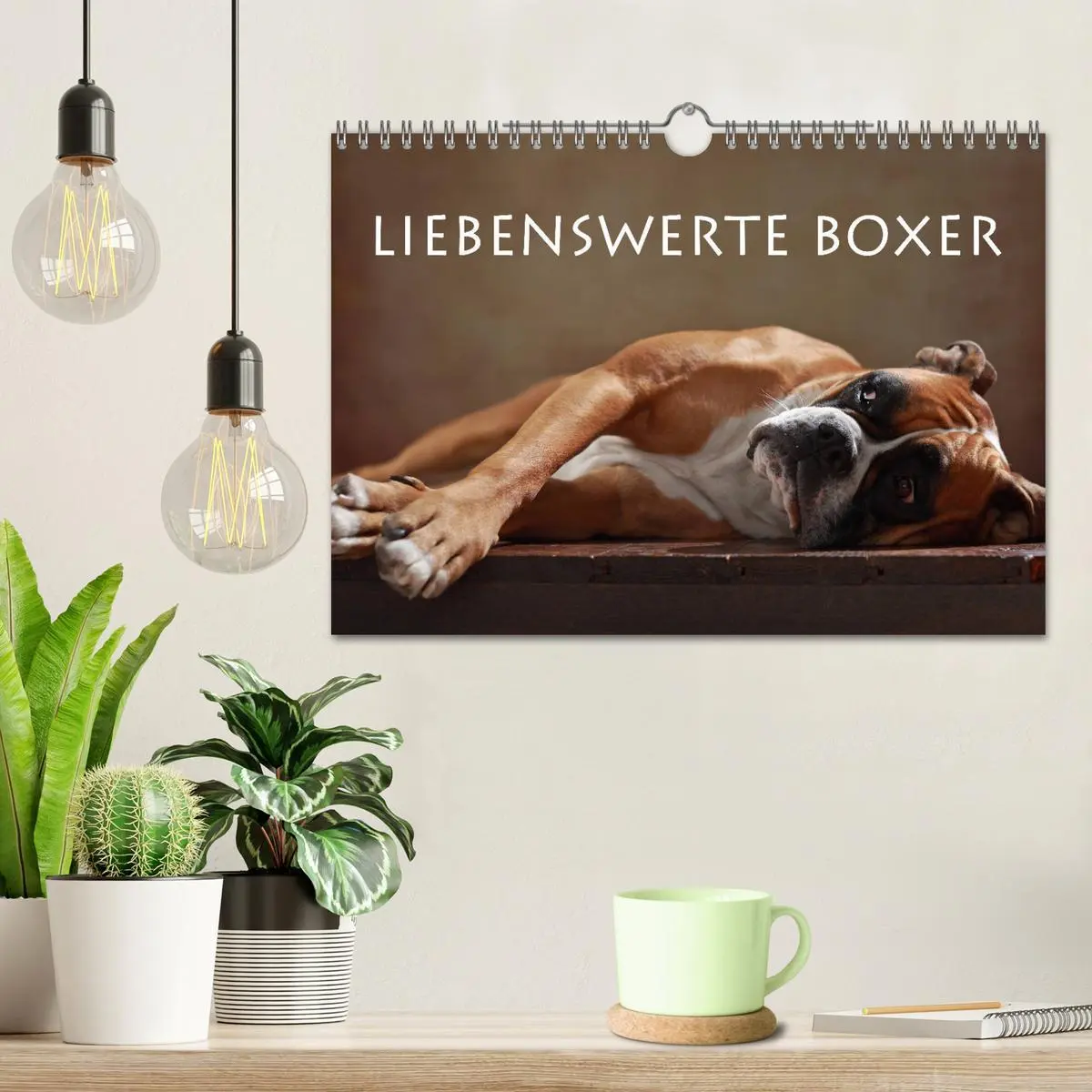 Bild: 9783457897874 | Liebenswerte Boxer (Wandkalender 2026 DIN A4 quer), CALVENDO...