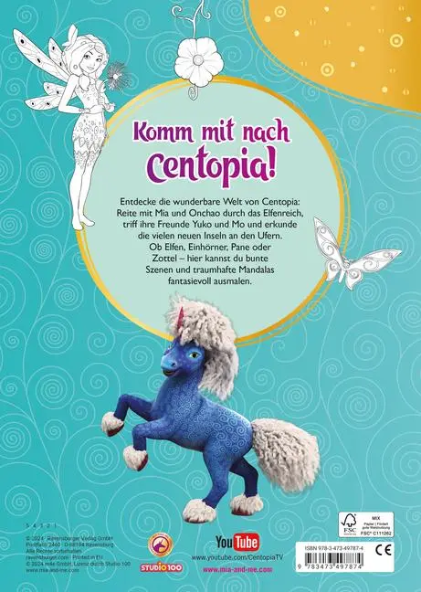 Bild: 9783473497874 | Mia and me - Mein magisches Malbuch | Taschenbuch | 96 S. | Deutsch