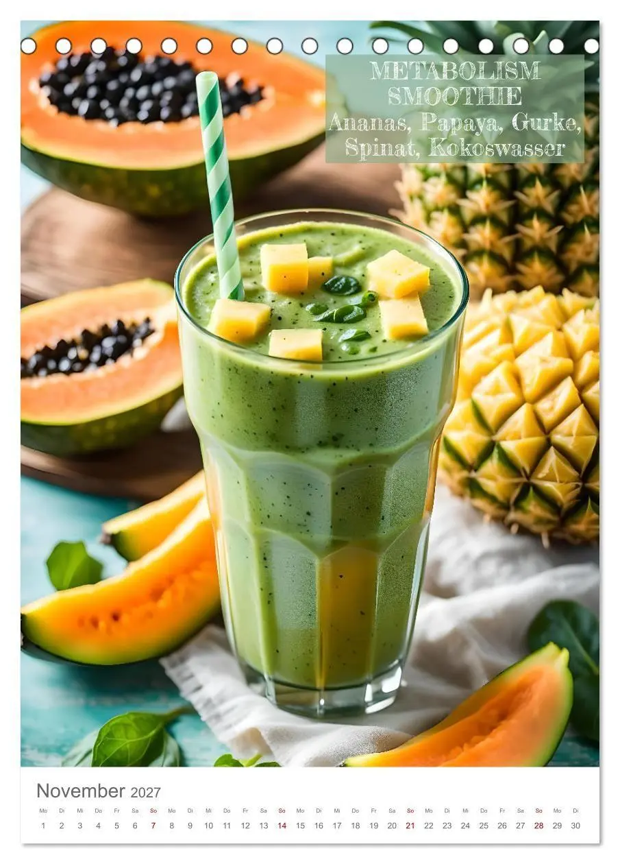 Bild: 9783569077874 | Vitamine im Glas - Gesunde Smoothie Kreationen (Tischkalender 2027...