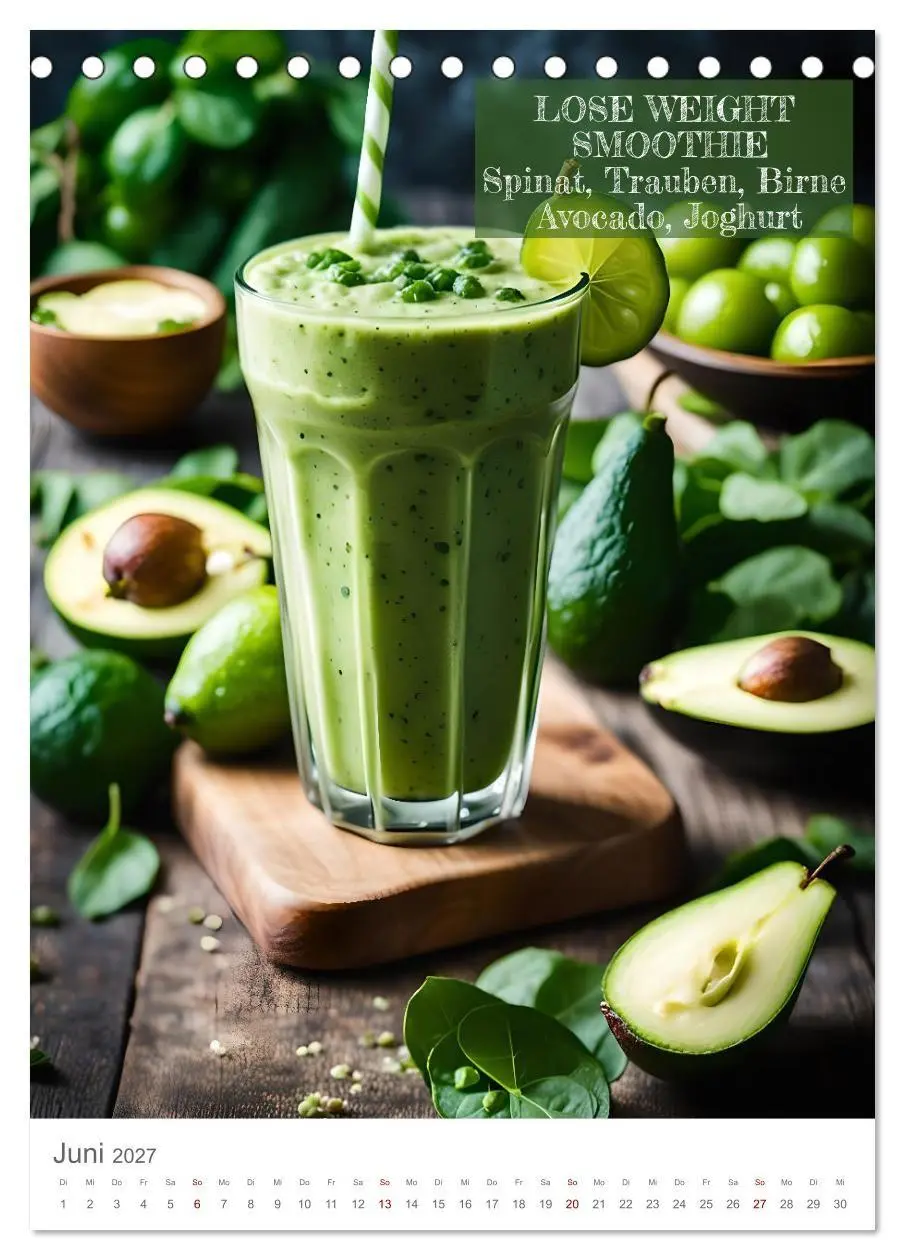 Bild: 9783569077874 | Vitamine im Glas - Gesunde Smoothie Kreationen (Tischkalender 2027...