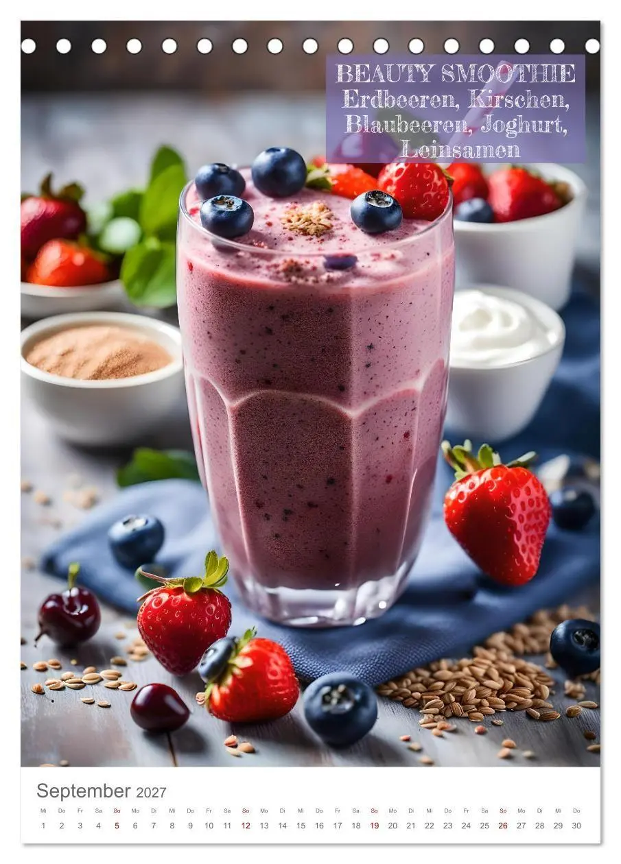 Bild: 9783569077874 | Vitamine im Glas - Gesunde Smoothie Kreationen (Tischkalender 2027...