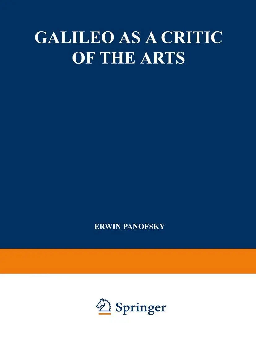 Cover: 9789401757874 | Galileo as a Critic of the Arts | Erwin Panofsky | Taschenbuch | v