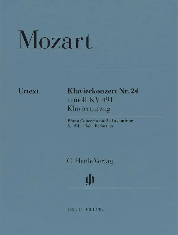 Cover: 9790201807874 | Mozart, Wolfgang Amadeus - Klavierkonzert c-moll KV 491 | Mozart