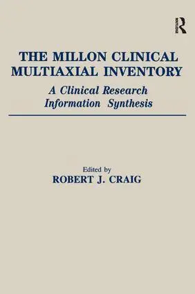 Cover: 9781138997974 | The Millon Clinical Multiaxial Inventory | Robert J. Craig | Buch