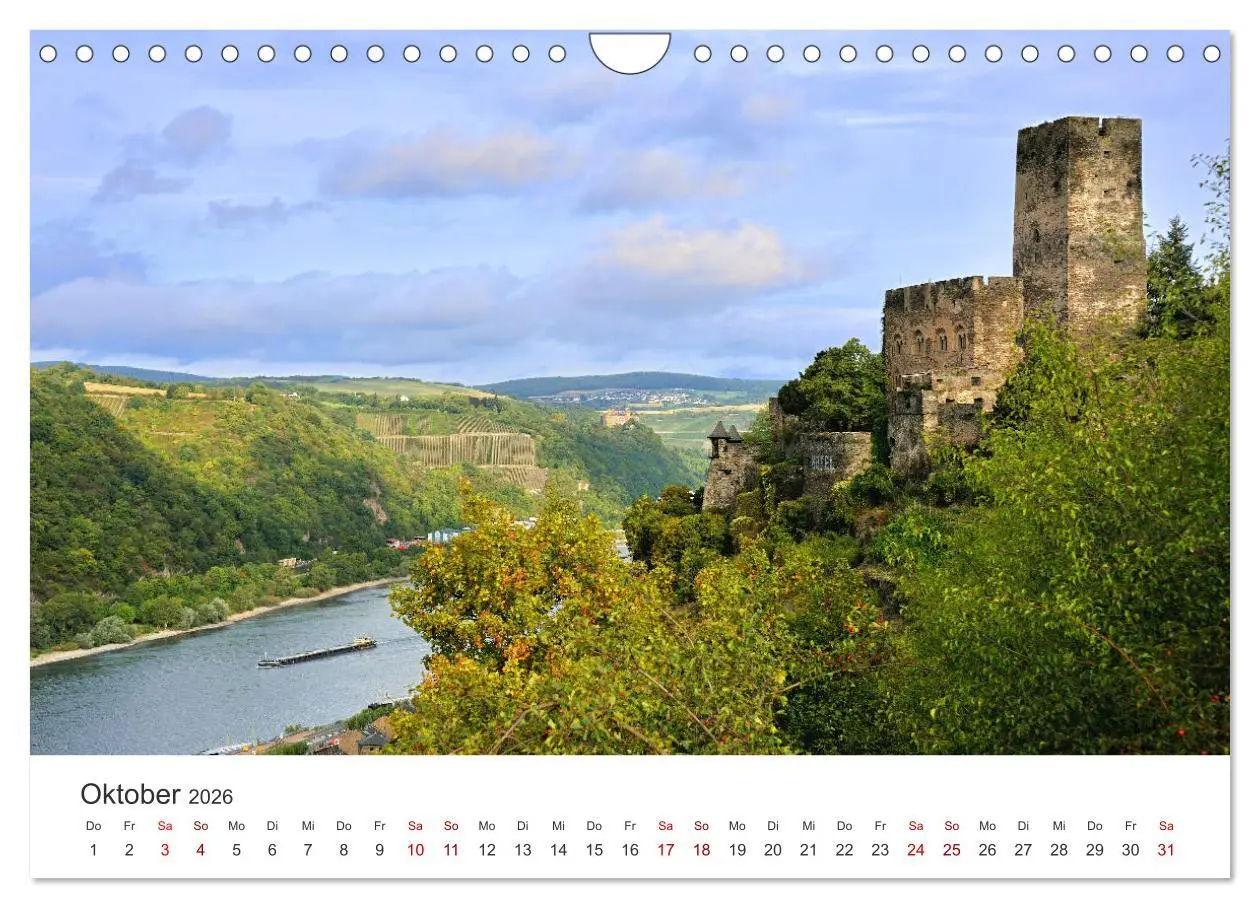 Bild: 9783457887974 | Burgen im Rheintal - Landschaft, Romantik, legend (Wandkalender...