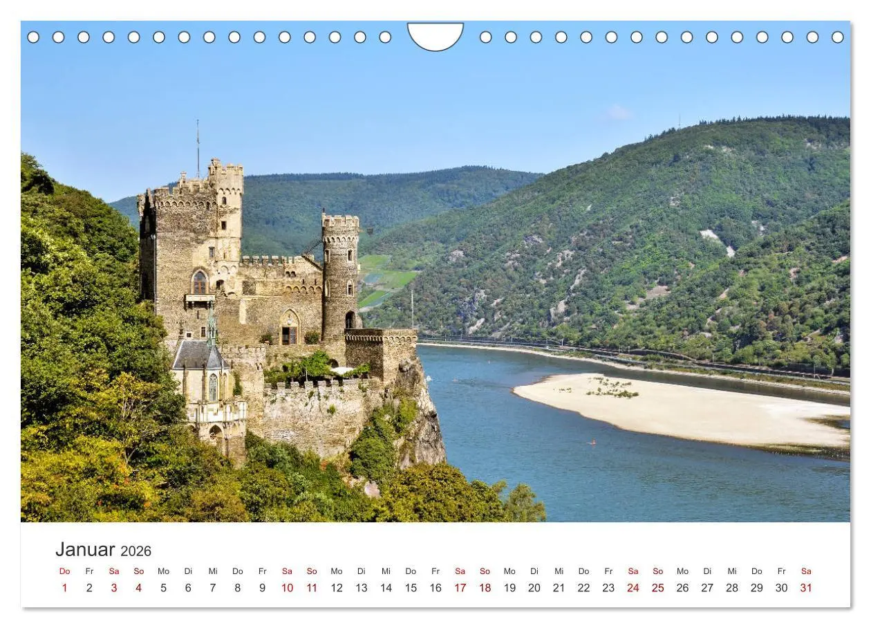 Bild: 9783457887974 | Burgen im Rheintal - Landschaft, Romantik, legend (Wandkalender...