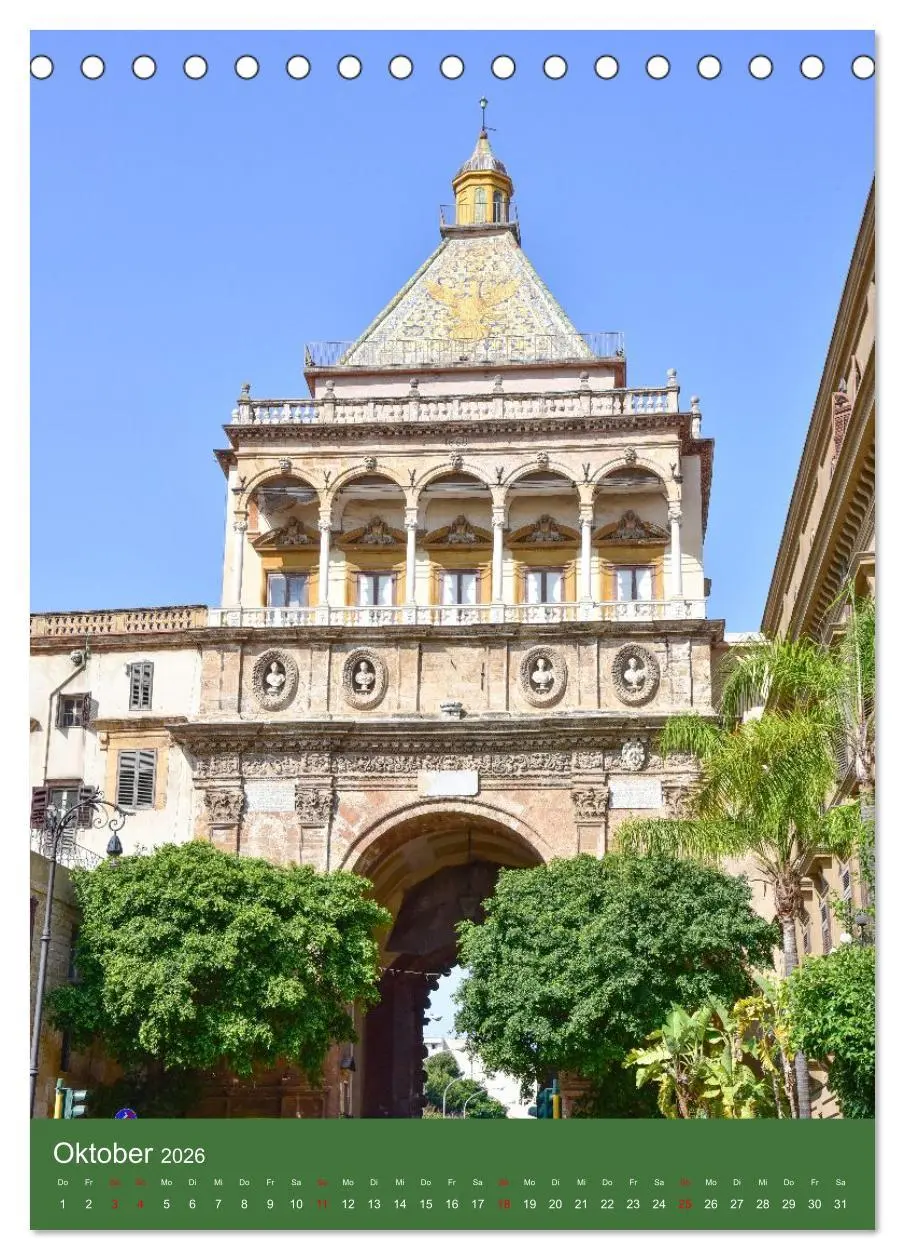 Bild: 9783516597974 | Spaziergang durch Palermo (Tischkalender 2026 DIN A5 hoch),...