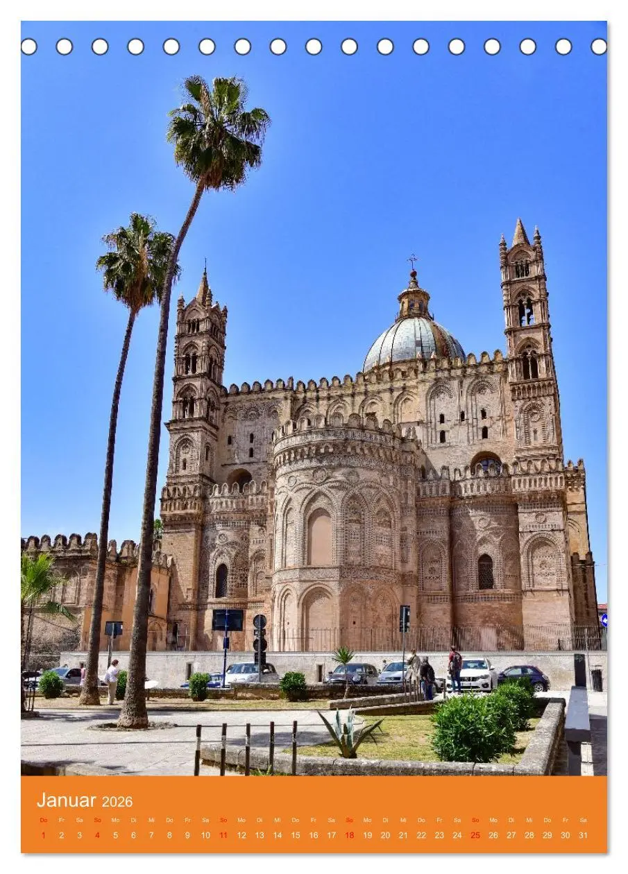 Bild: 9783516597974 | Spaziergang durch Palermo (Tischkalender 2026 DIN A5 hoch),...