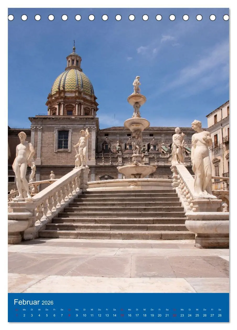 Bild: 9783516597974 | Spaziergang durch Palermo (Tischkalender 2026 DIN A5 hoch),...
