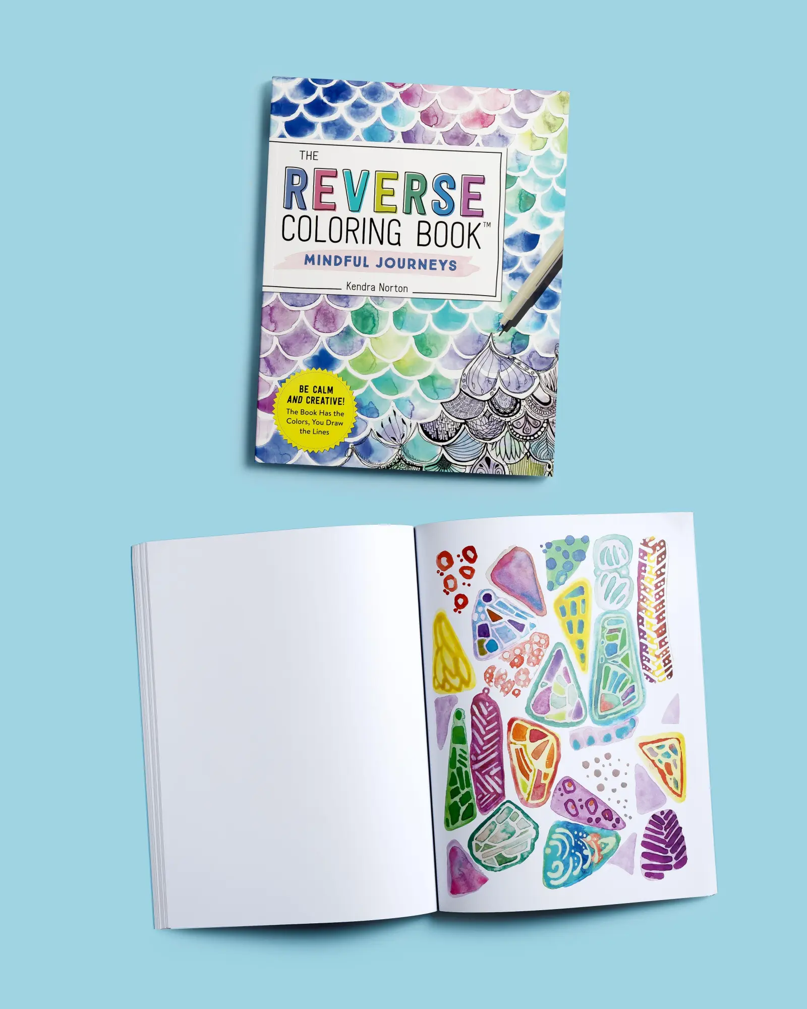 Bild: 9781523518074 | The Reverse Coloring Book(TM): Mindful Journeys | Kendra Norton | Buch