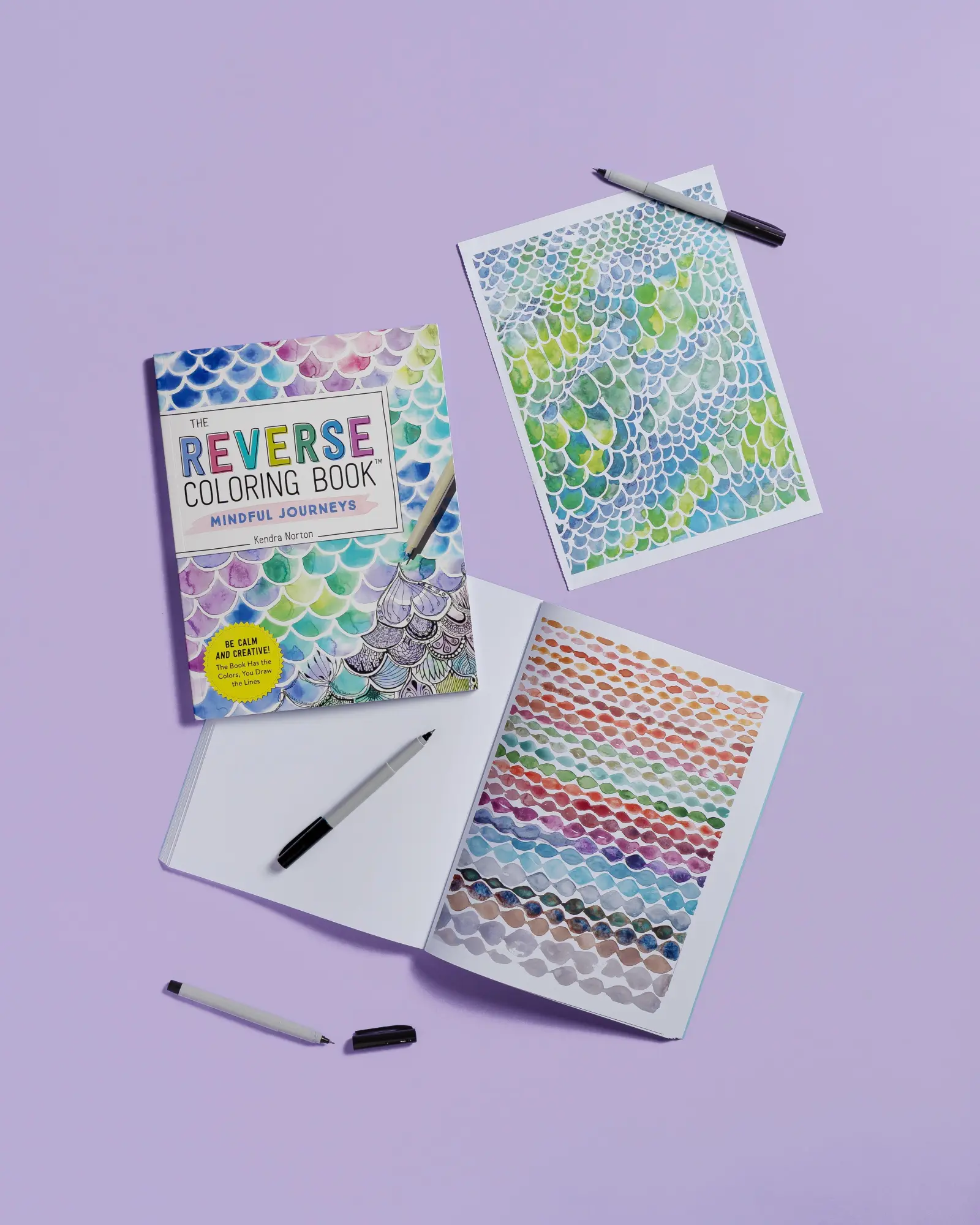 Bild: 9781523518074 | The Reverse Coloring Book(TM): Mindful Journeys | Kendra Norton | Buch
