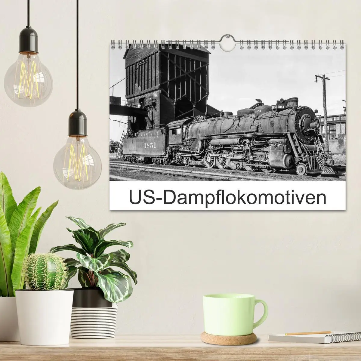Bild: 9783457848074 | US-Dampflokomotiven (Wandkalender 2026 DIN A4 quer), CALVENDO...