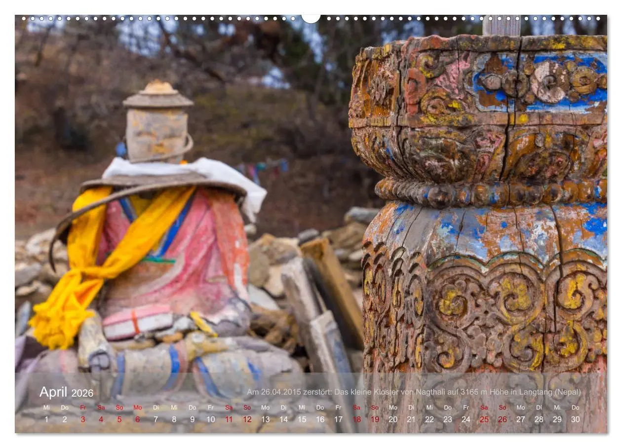 Bild: 9783457918074 | Buddhistische Klöster im Himalaya (Wandkalender 2026 DIN A2 quer),...