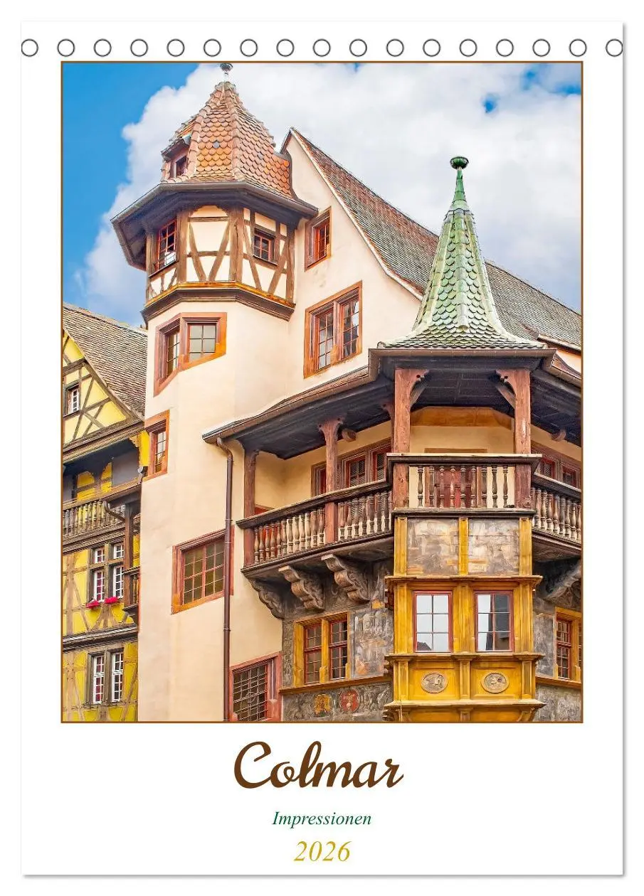 Cover: 9783516318074 | Colmar - Impressionen (Tischkalender 2026 DIN A5 hoch), CALVENDO...