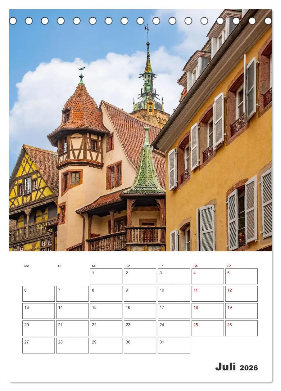Bild: 9783516318074 | Colmar - Impressionen (Tischkalender 2026 DIN A5 hoch), CALVENDO...