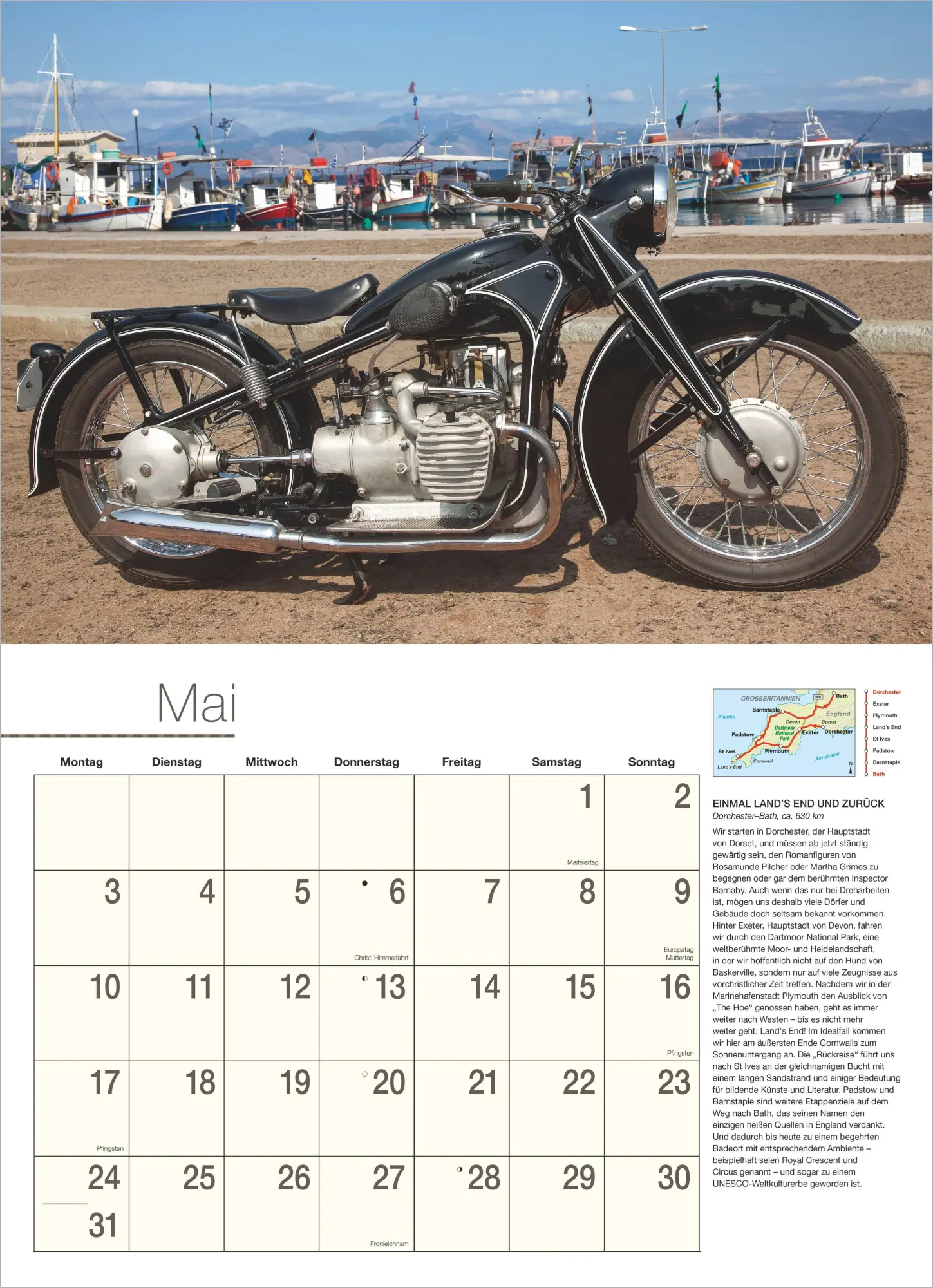 Bild: 4069095018174 | Motorräder - Routen durch Deutschland &amp; Europa 2027 | KG | Kalender