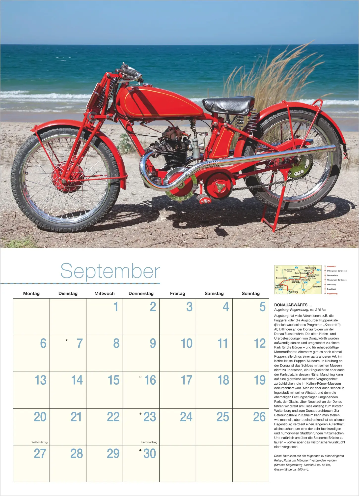 Bild: 4069095018174 | Motorräder - Routen durch Deutschland &amp; Europa 2027 | KG | Kalender
