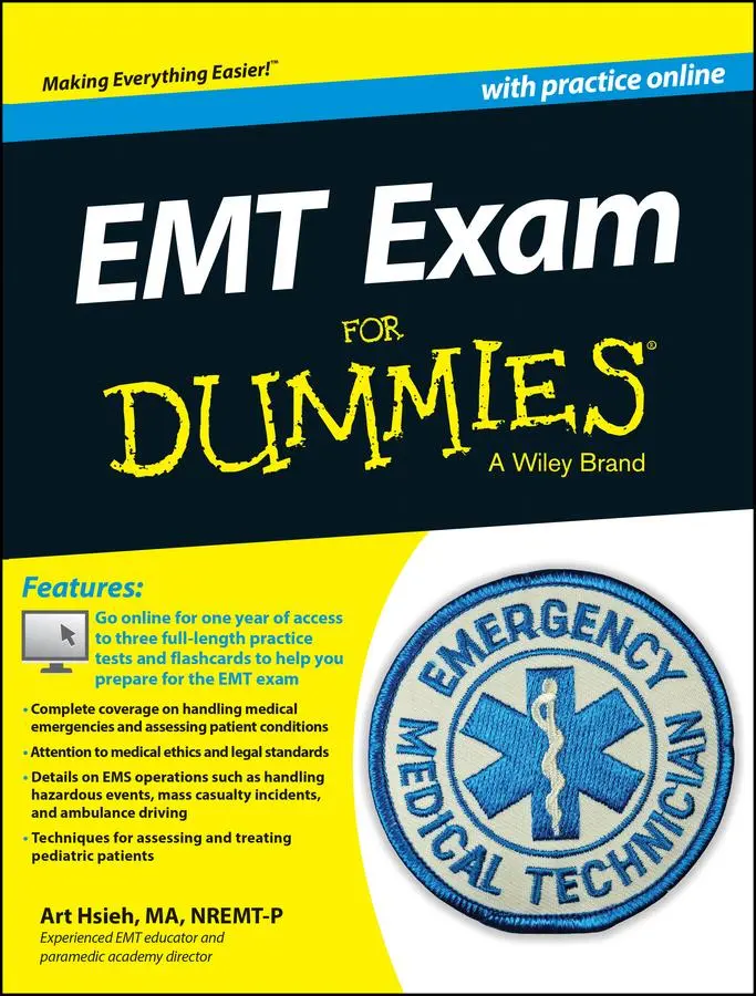 Cover: 9781118768174 | EMT Exam For Dummies with Online Practice | Arthur Hsieh | Taschenbuch