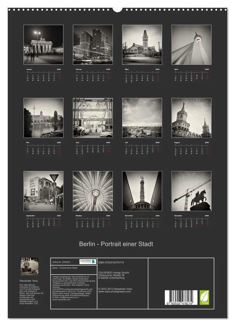 Bild: 9783516478174 | Berlin - Portrait einer Stadt (hochwertiger Premium Wandkalender...