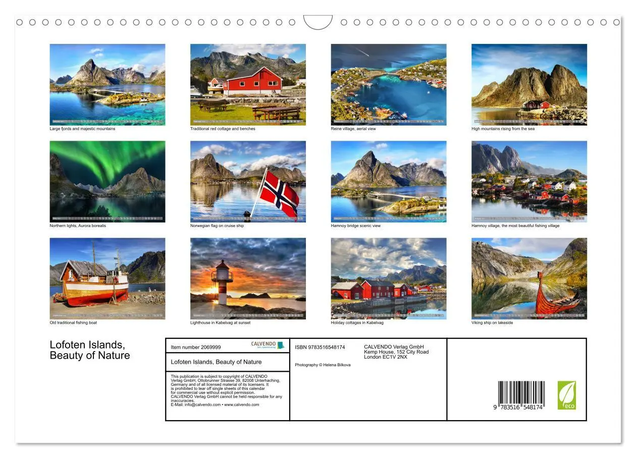 Bild: 9783516548174 | Lofoten Islands, Beauty of Nature (Wall Calendar 2026 DIN A3...