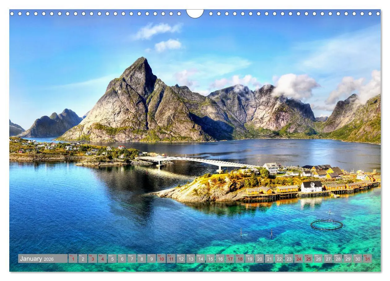Bild: 9783516548174 | Lofoten Islands, Beauty of Nature (Wall Calendar 2026 DIN A3...