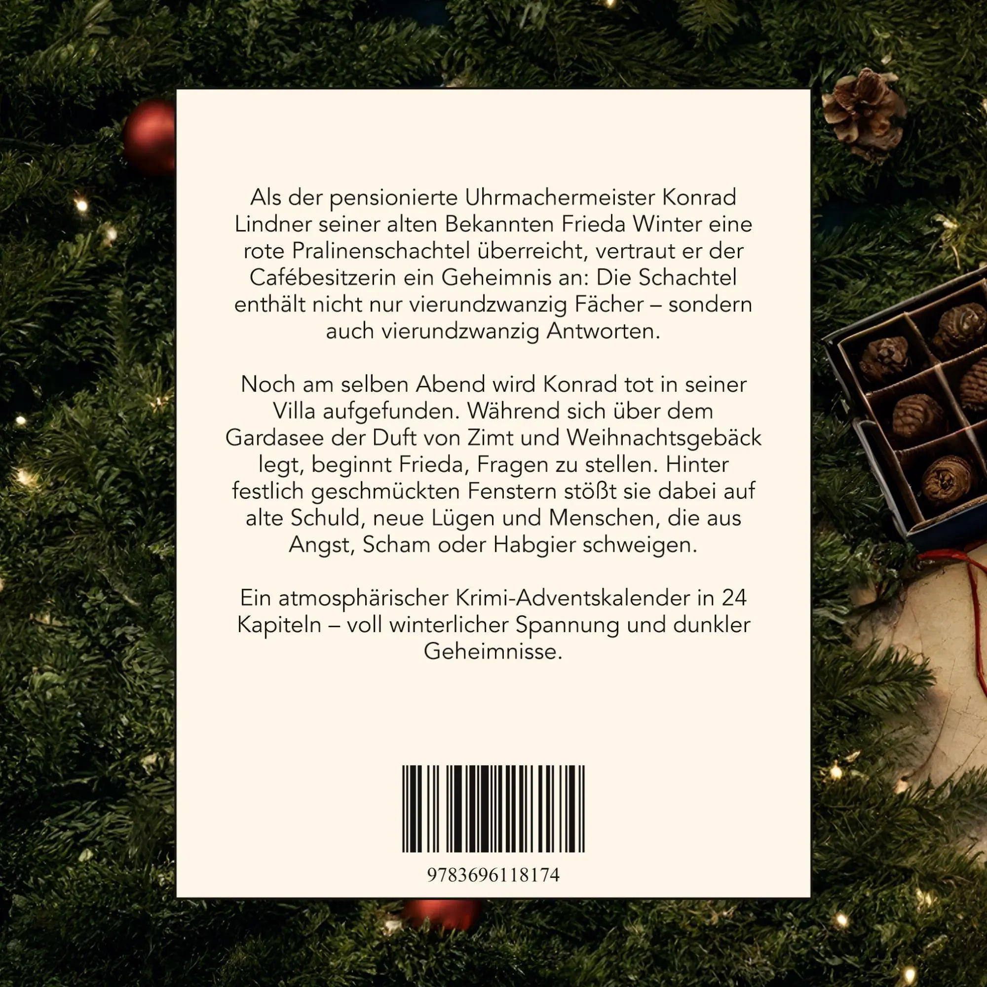 Rückseite: 9783696118174 | Mord am Gardasee | Der Krimi-Adventskalender in 24 Akten | Lena Klein