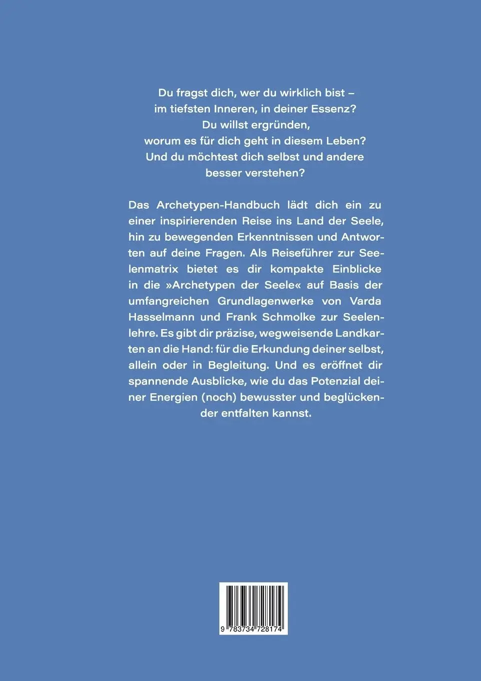 Rückseite: 9783734728174 | Das Archetypen Handbuch | Ein Reiseführer zur Seelenmatrix | Buch