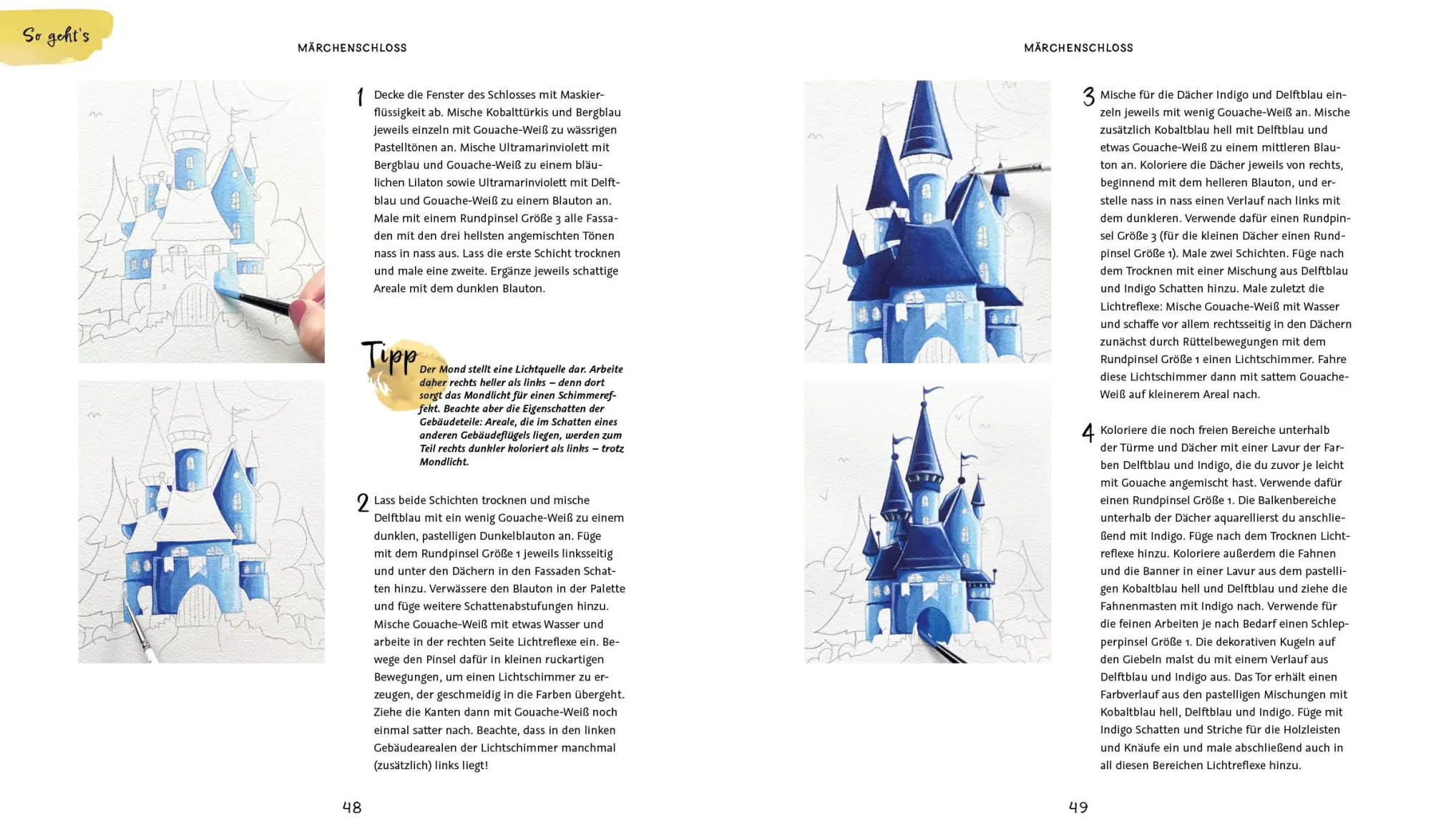 Bild: 9783745928174 | Zauberhaftes Watercolor | Carolin Hensler | Taschenbuch | 128 S.