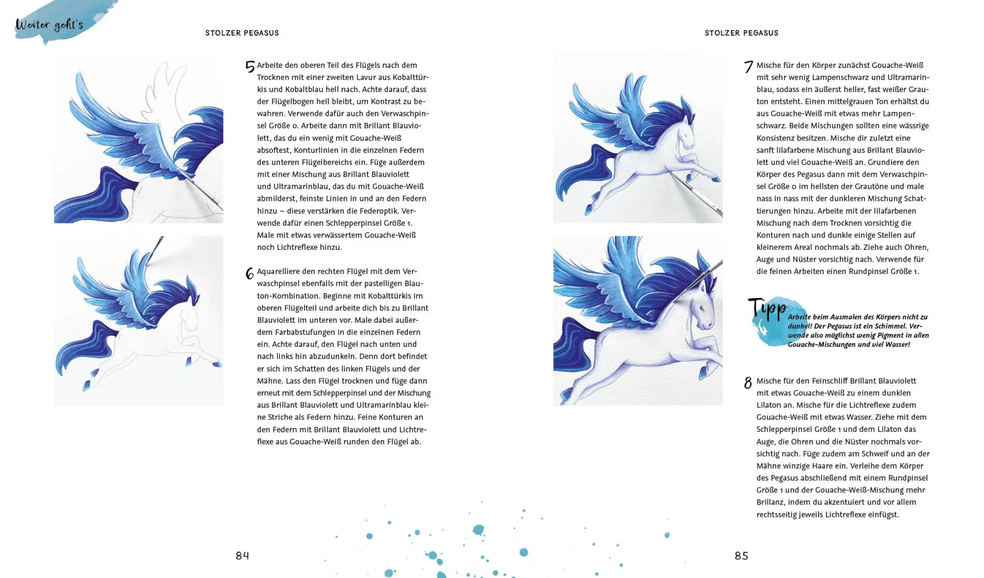Bild: 9783745928174 | Zauberhaftes Watercolor | Carolin Hensler | Taschenbuch | 128 S.