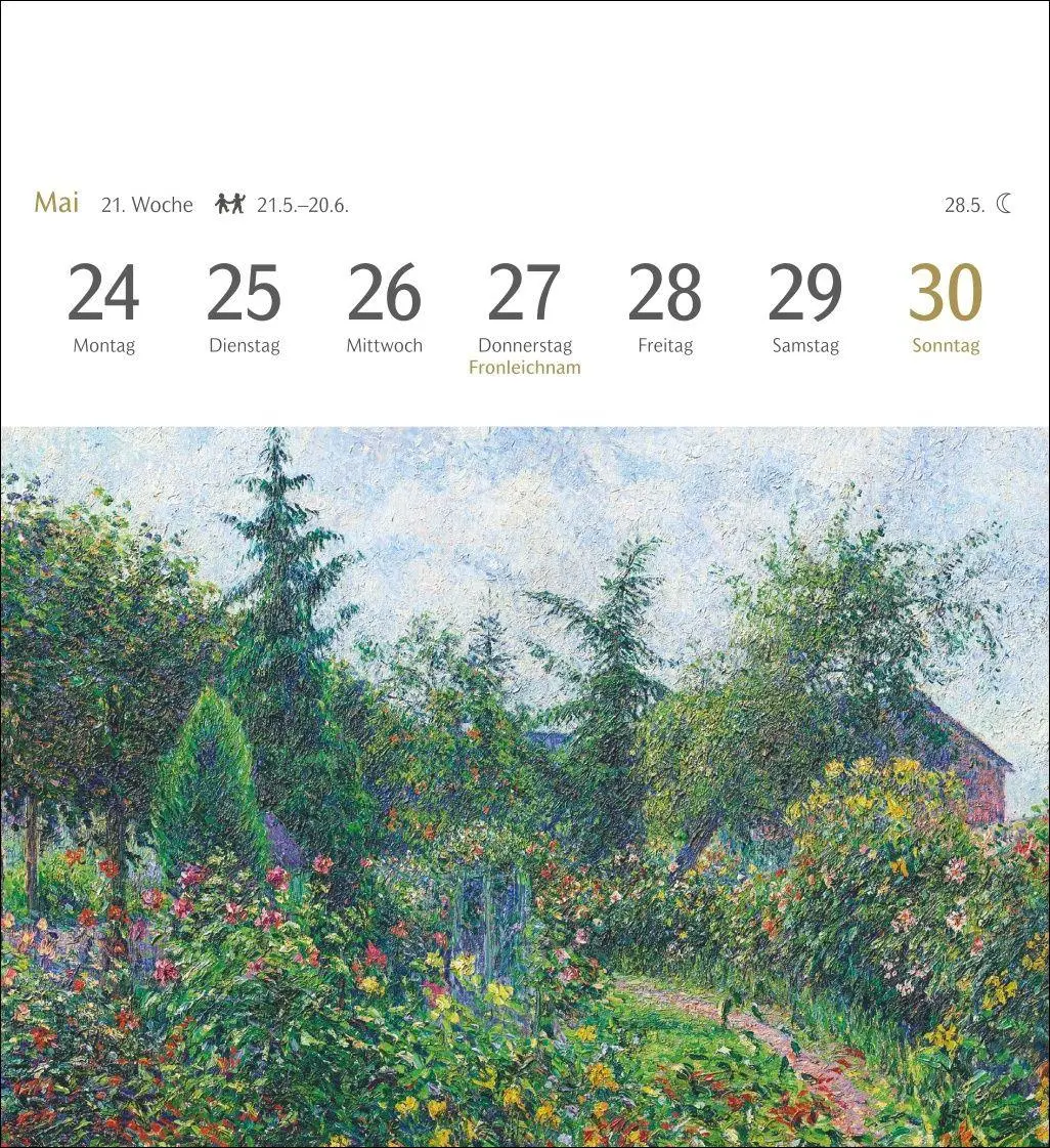 Bild: 9783840038174 | Malerische Gärten Postkartenkalender 2027 - Kalender mit 53...
