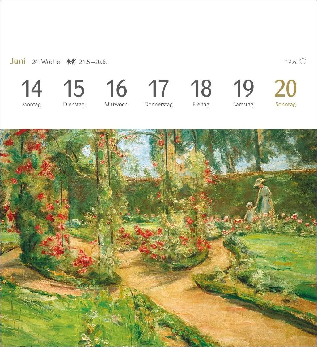 Bild: 9783840038174 | Malerische Gärten Postkartenkalender 2027 - Kalender mit 53...
