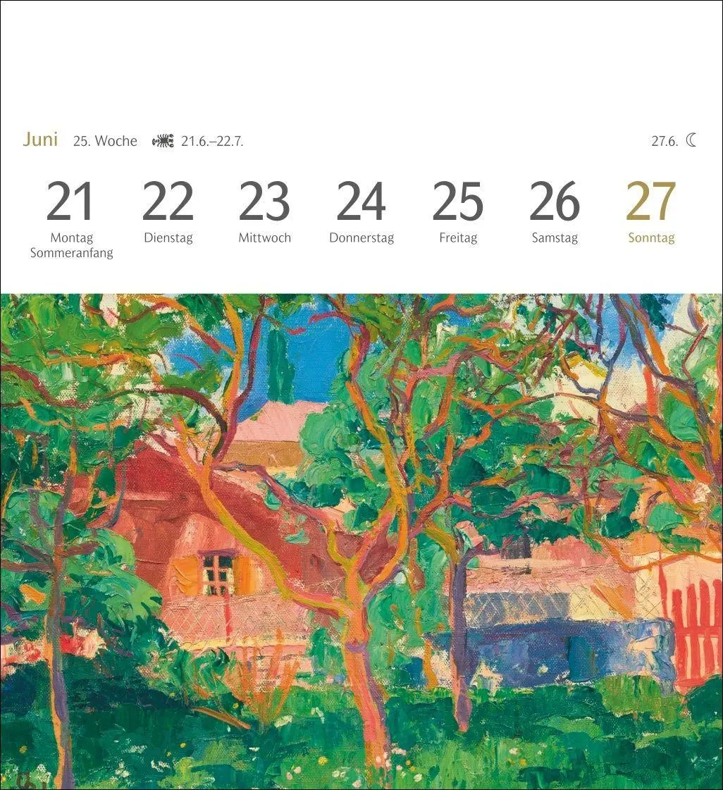 Bild: 9783840038174 | Malerische Gärten Postkartenkalender 2027 - Kalender mit 53...