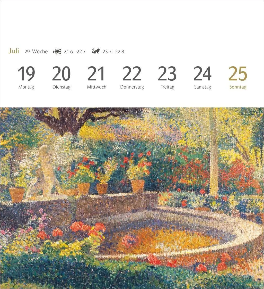 Bild: 9783840038174 | Malerische Gärten Postkartenkalender 2027 - Kalender mit 53...