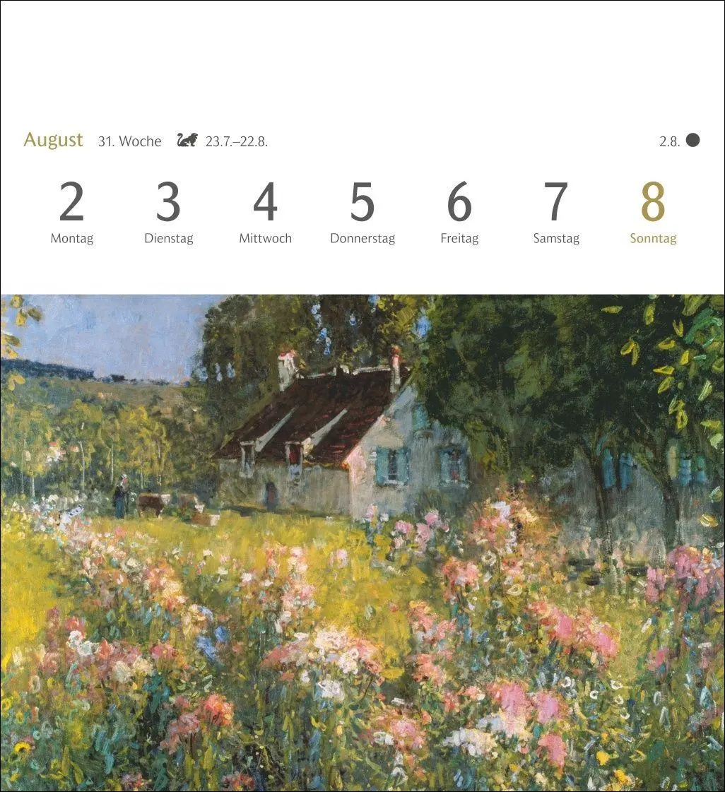 Bild: 9783840038174 | Malerische Gärten Postkartenkalender 2027 - Kalender mit 53...