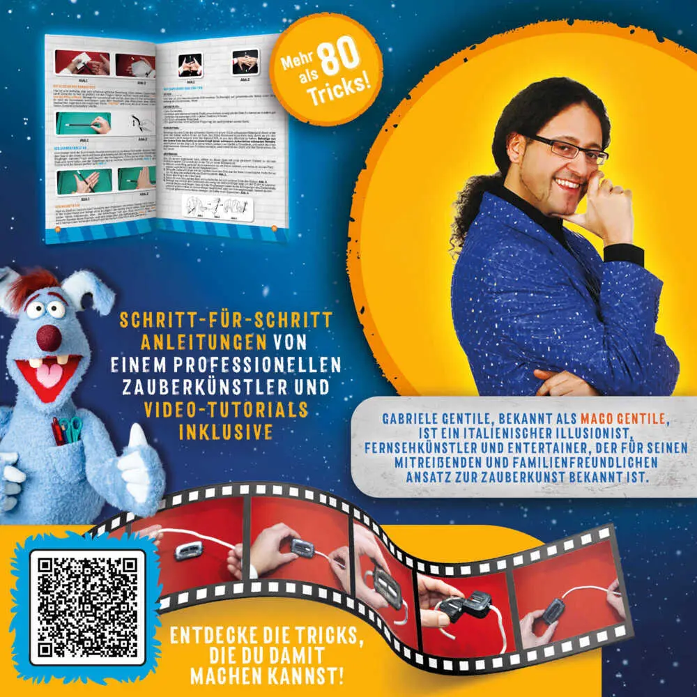 Bild: 8008324118274 | Woozle Goozle Zauberschule - 80+ Tricks | In Kartonschachtel | Deutsch