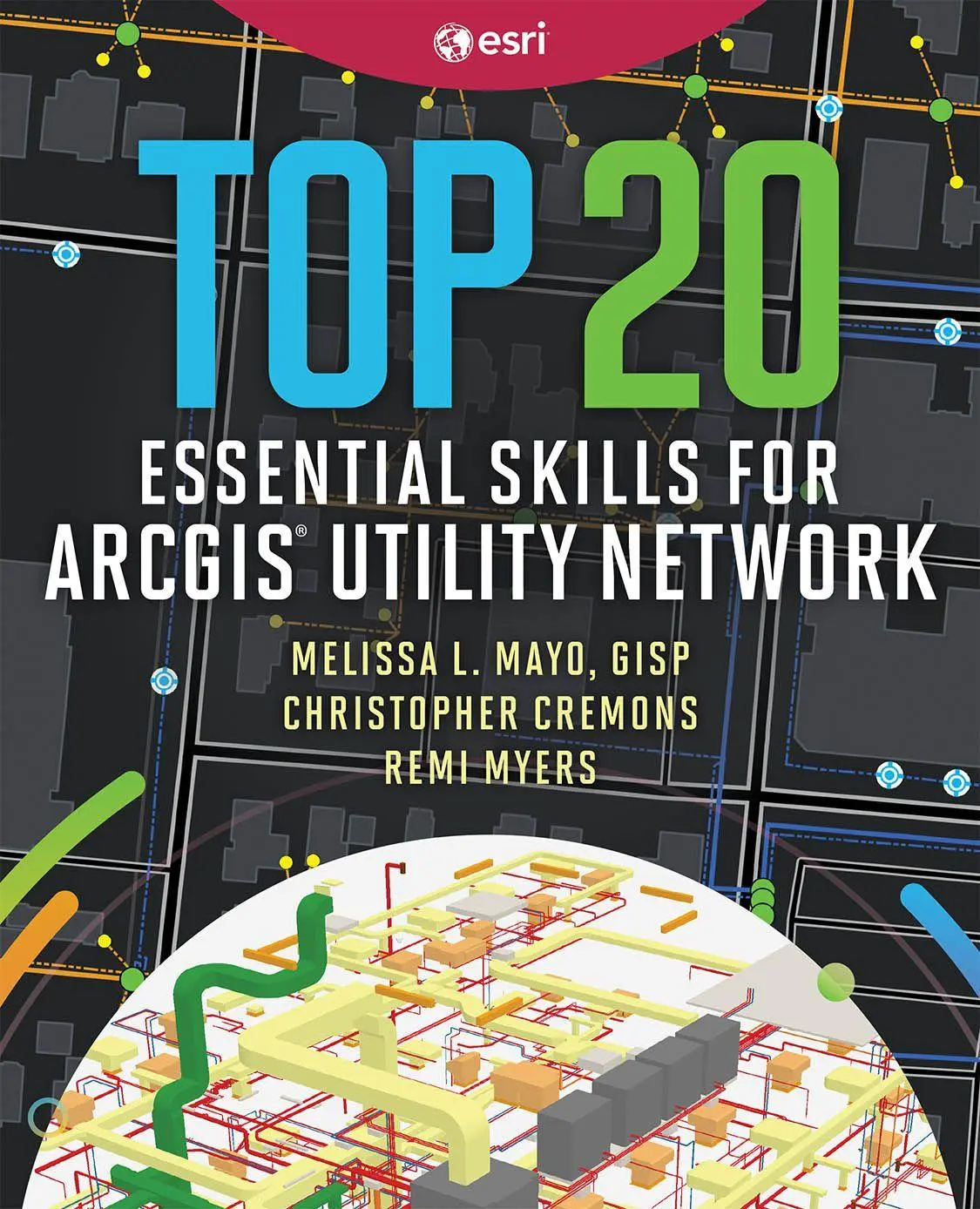 Cover: 9781589488274 | Top 20 Essential Skills for ArcGIS Utility Network | Mayo (u. a.)