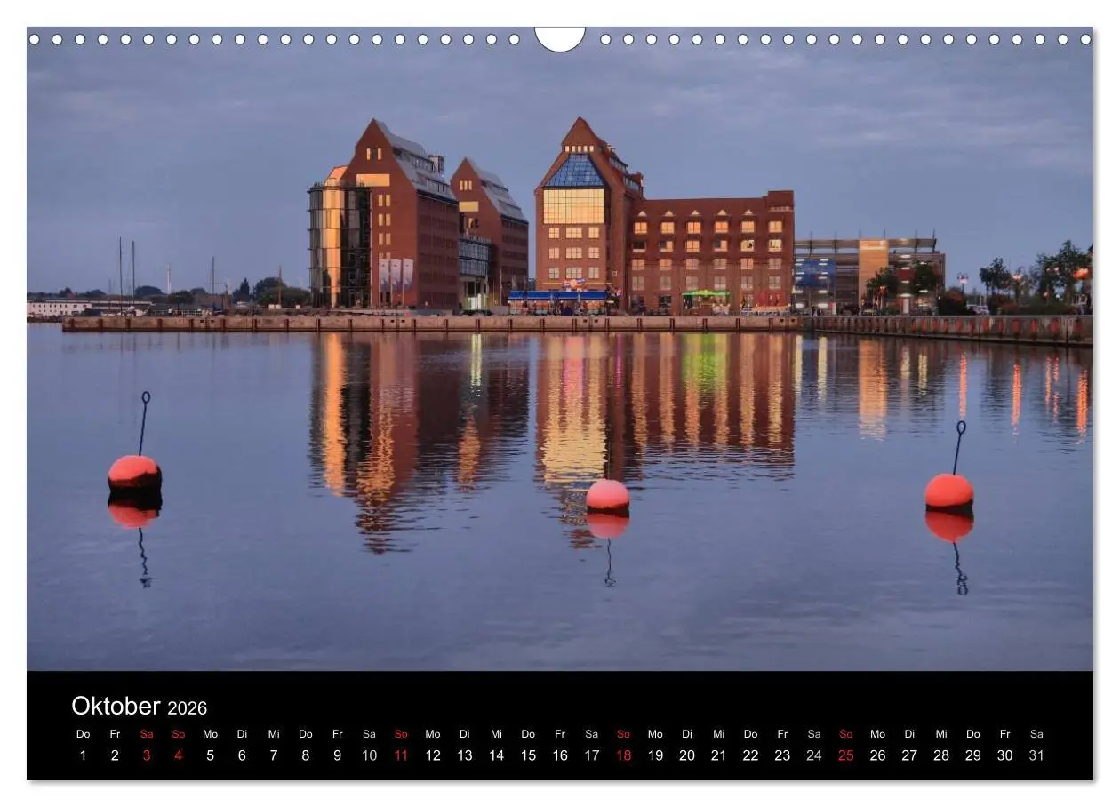 Bild: 9783516228274 | Rostock (Wandkalender 2026 DIN A3 quer), CALVENDO Monatskalender