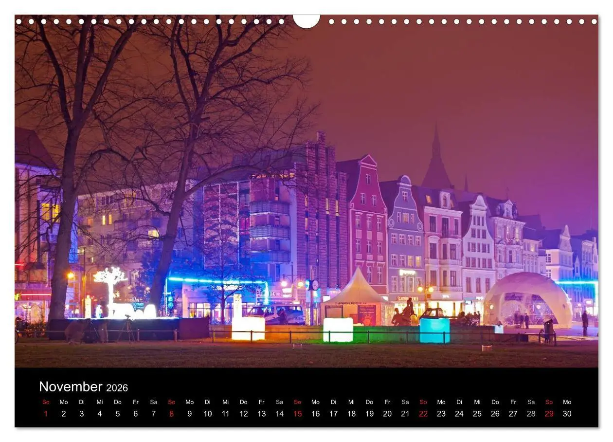 Bild: 9783516228274 | Rostock (Wandkalender 2026 DIN A3 quer), CALVENDO Monatskalender