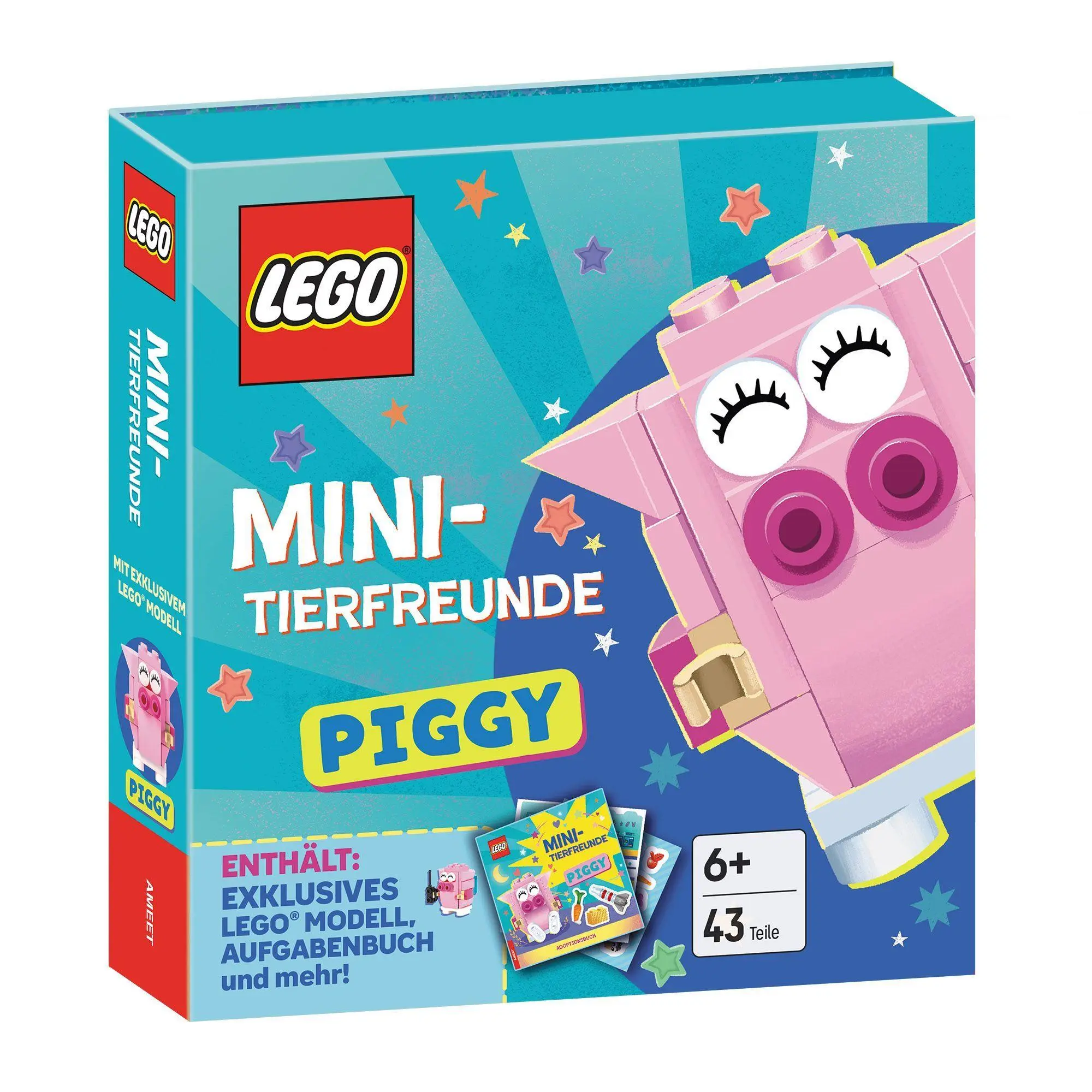 Cover: 9788325348274 | LEGO® Books - Mini-Tierfreunde - Piggy, m. 1 Buch | Buch | 36 S.