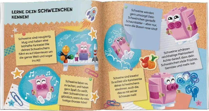 Bild: 9788325348274 | LEGO® Books - Mini-Tierfreunde - Piggy, m. 1 Buch | Buch | 36 S.