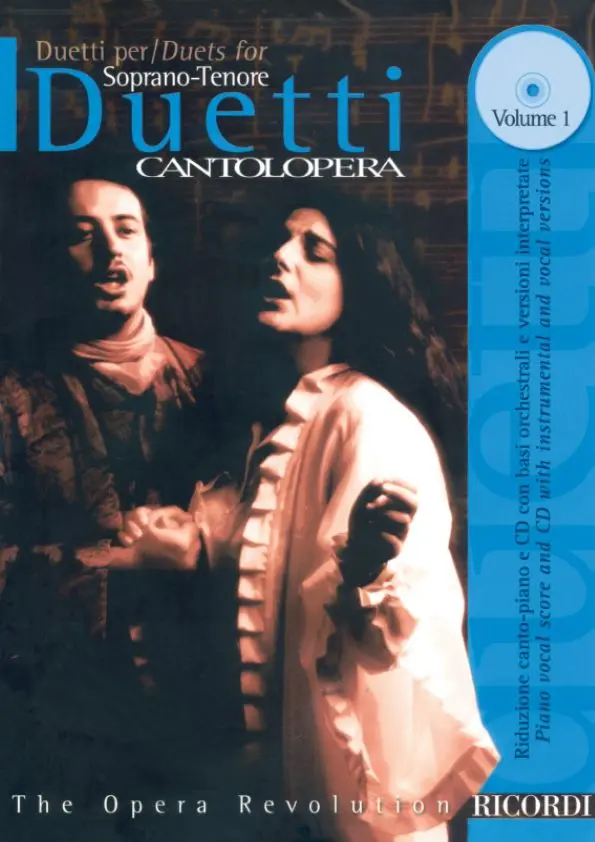 Cover: 9790041388274 | Cantolopera: Duetti Vol. 1 (Soprano E Tenore) | Cantolopera (ricordi)